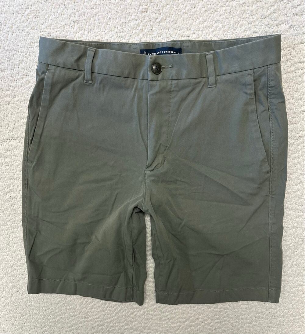 Everlane Mens Uniform Slim Fit Shorts Size 31